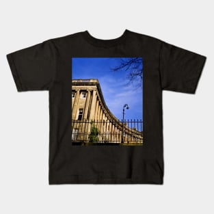 The Royal Crescent, Bath Kids T-Shirt
